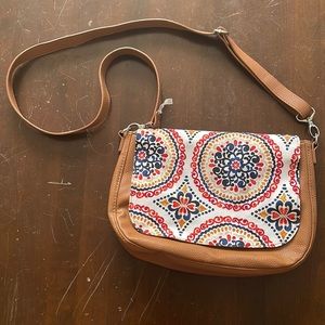 Thirty-one crossbody bag with removable flap